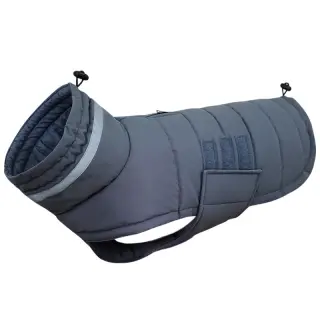 Pet Coat Cold-Proof Warm Rain-Proof [Gray-L]