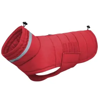 Pet Coat Cold-Proof Warm Rain-Proof [Red-S]