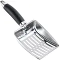 Cat Litter Scoop Kitty Metal Scooper [Black]