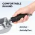 Cat Litter Scoop Kitty Metal Scooper [Black]