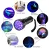 UV Flashlight Black Light, 51 LED Blacklight [Black]