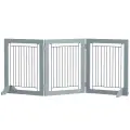 Foldable Pet Gate Grey [A]