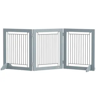 Foldable Pet Gate Grey [A]