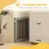 Foldable Pet Gate Grey [A]