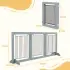 Foldable Pet Gate Grey [A]