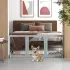 Foldable Pet Gate Grey [A]