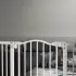 PawHut Pressure Fit Dog Stair Gate [White]