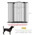 PawHut Pressure Fit Dog Stair Gate [White]