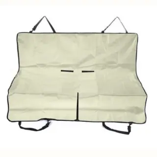 Pet Protection Mat For Rear Seat Car [Retro white]