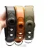 Location Tracker Leather Dog Pet Collar [Black-S]