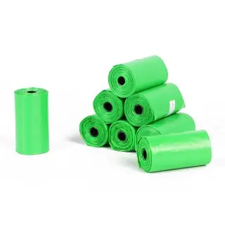 Degradable Poop Picking Up Bags For Dogs [Green ]