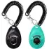 Drop-Shaped Training Clicker Pet Training [Black]