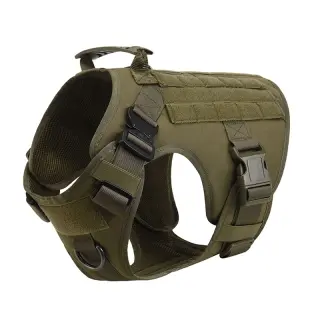 Outdoor Tactical Dog Vest For Large Dogs [Green-M]
