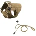 Outdoor Tactical Dog Vest For Large Dogs [Mud set-L]