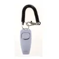 Two-in-one Clicker Dog Training Whistle Yellow Bracelet [White]