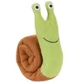Fleece Interactive Dog Puzzle Snails Toy [Green]