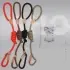 Slip Lead Training Dog Leash [Black-1.5 coarse]