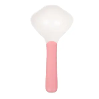 Pet Food Shovel Cat Food Spoon Dog Food Spoon Plastic Shovel [White pink]