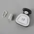 Dog Poop Bag Dispenser Travel Foldable Poop Spoon [Yellow-Small]