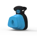 Dog Poop Bag Dispenser Travel Foldable Poop Spoon [Blue-large]