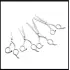 Pet Scissors Pet Scissors Set Household Pet Scissors [Silver white]