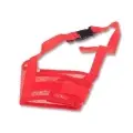 Magic Sticky Pet Nylon Mesh Dog Muzzle Cover [Red-S]
