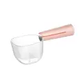 Universal Spoon Transparent Scale Dog Food Bag Clip Cat Pet Supplies [Pink]