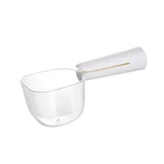 Universal Spoon Transparent Scale Dog Food Bag Clip Cat Pet Supplies [White]
