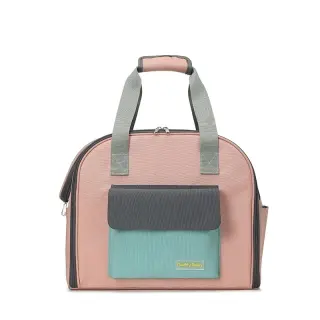 Pet Going Out Bag Travel Foldable Backpack [Pink]