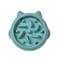 Pet Dog Cat Slow Feeder Bowls [Green]