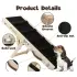 Wooden Adjustable Pet Dog Ladder Foldable  [Log Color-Customizable]