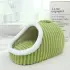 Cat Bed For Indoor Cats Soft Calming [Green-S]