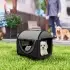 Pawhut Folding Fabric Soft Pet Crate Black [A]