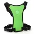 Breathable mesh chest straps Pet car safety chest back [M-Green]