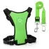 Breathable mesh chest straps Pet car safety chest back [M-Red]