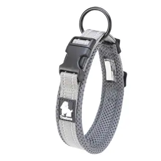 Anti Strangulation Medium Teddy Pet Products [Grey-L]