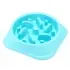 Anti-choke Bowl Plastic Dog Bowl Healthy Feeder [Blue-A]