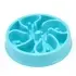 Anti-choke Bowl Plastic Dog Bowl Healthy Feeder [Green-C]