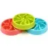 Anti-choke Bowl Plastic Dog Bowl Healthy Feeder [Pink-D]