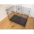 Folding Metal Dog Cage [Black 48inch]
