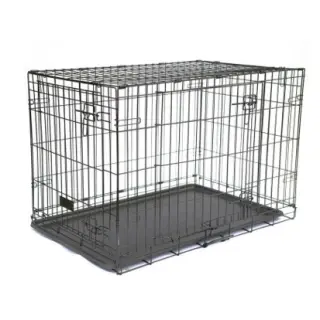 Folding Metal Dog Cage [S]