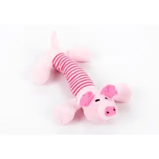 Funny Dog Sound Squeak Pet Toys [Pink]