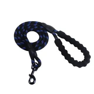 Reflective Dog Leash Nylon [Black]