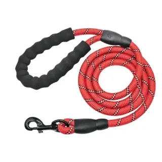 Reflective Dog Leash Nylon [Red]