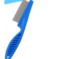 Dog Cat Going To Flea Comb [Blue-18cmx4.5cm]