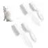 Dog Cat Going To Flea Comb [White-14cmx3cm]