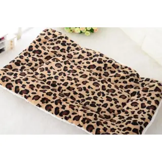 Blanket dog mat [Leopard-XL]