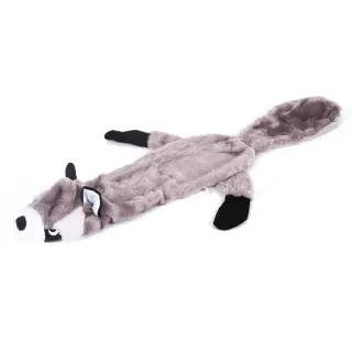 Stuffed Squeaky Plush Animal Pet Toy [Raccoon]