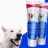 Dog toothpaste for pet toothpaste [Orange flavor-Q1pcs]