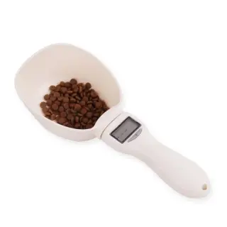 Smart Weighing Pet Food Shovel [White]